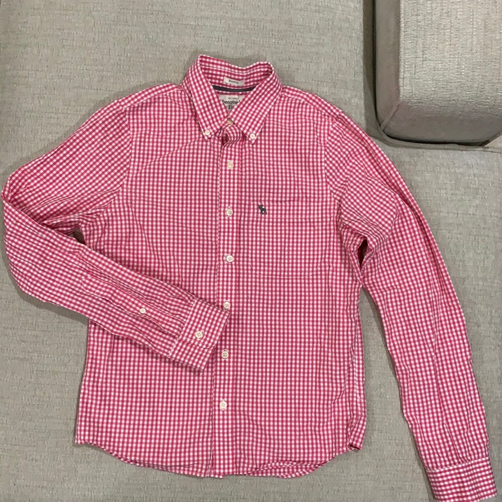 Abercrombie & Fitch Mens Long-Sleeve Medium Shirt